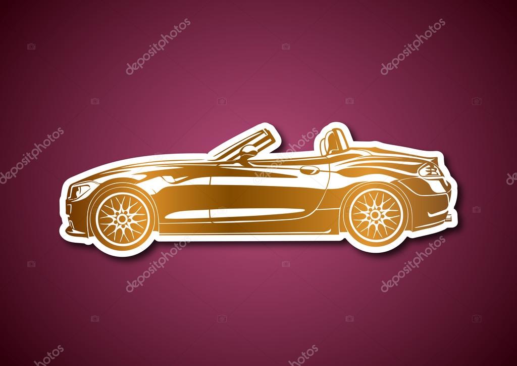 Sport car vector