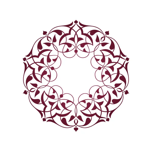 Pembe Osmanl=motifleri beyaz zeminde Vetores De Bancos De Imagens