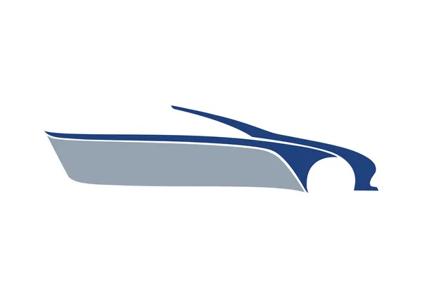 Soyut vektör araba logosu