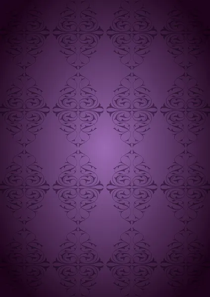 Motifs ottomans et fond violet — Image vectorielle