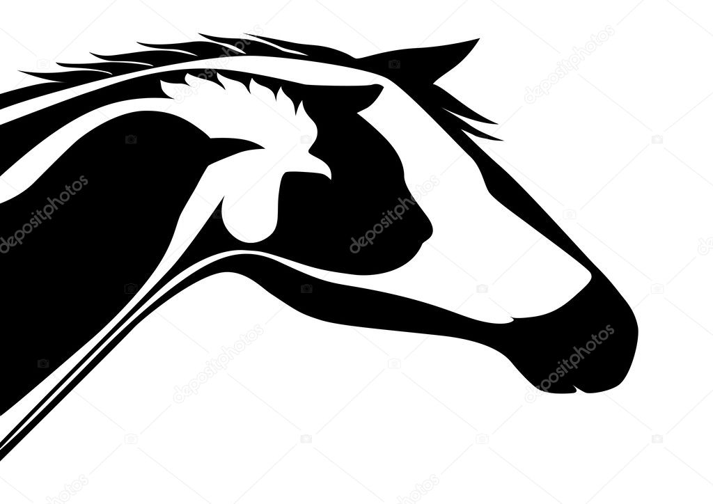 Animal silhouettes and veterinary logo