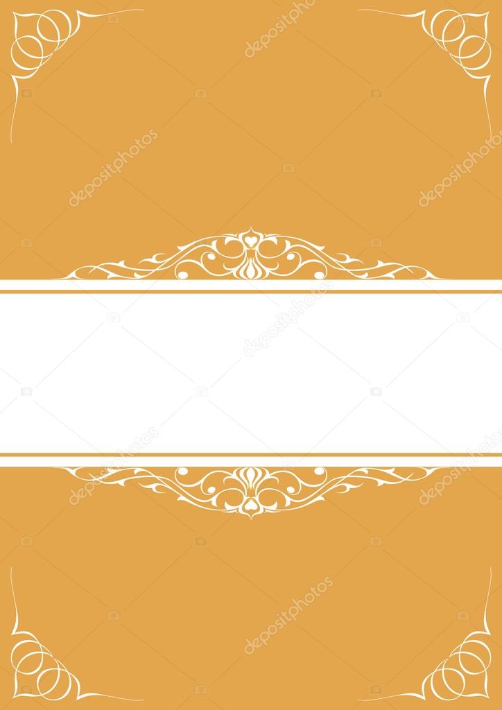 Blue ribbon and white background corner designs