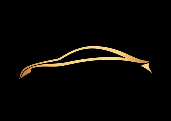 Plantilla creativa del logotipo del automóvil — Vector de stock