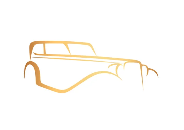 Nostalgic auto — Stock Vector