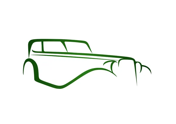 Nostalgic auto — Stock Vector