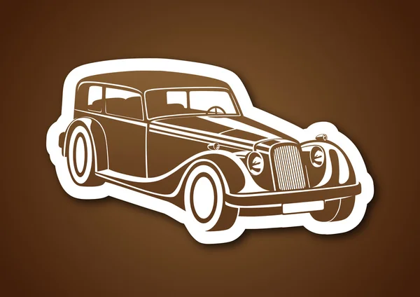 Nostalgic auto — Stock Vector