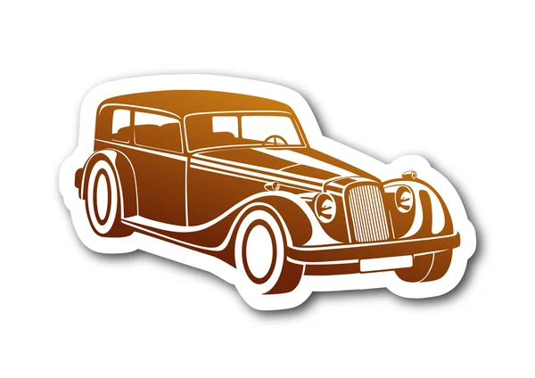 Nostalgic auto — Stock Vector