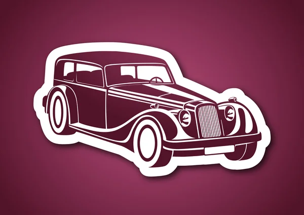 Nostalgic auto — Stock Vector