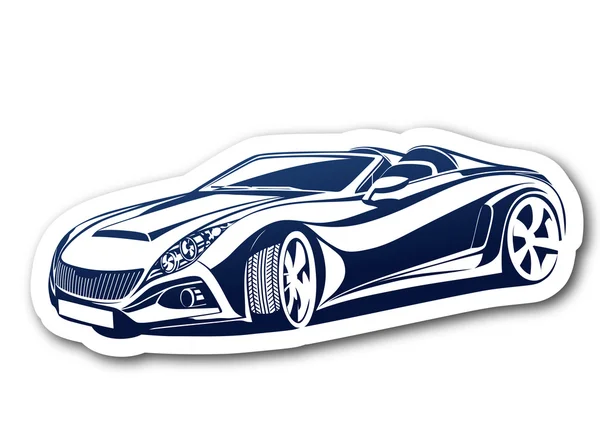 Dessin d'automobile vectoriel charismatique — Image vectorielle