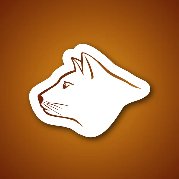 Logotipo do gato — Vetor de Stock