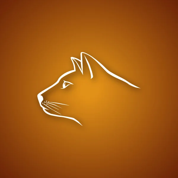 Logo gato — Vector de stock