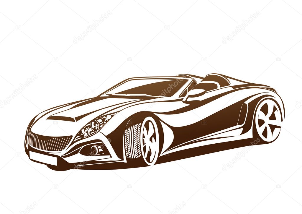 Creative automobile logo template