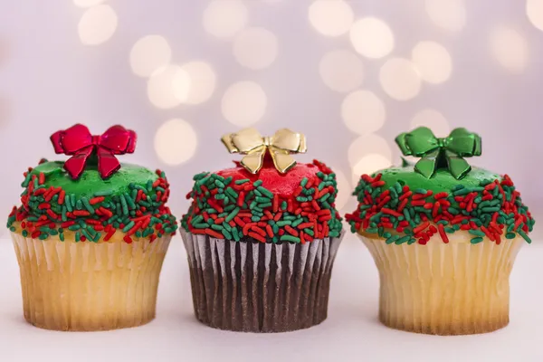 Christmas Cupcakes — Stock Photo, Image