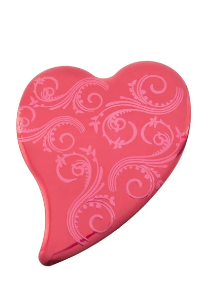 Red Heart Tin — Stock Photo, Image