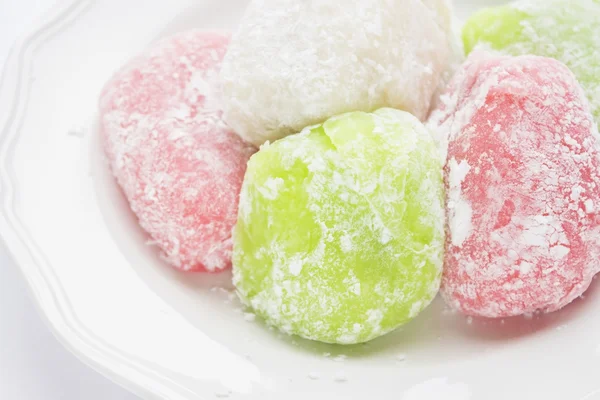 Verschiedene daifuku mochi — Stockfoto