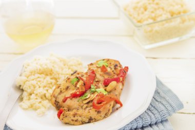 tatlı hardal tavuk uyluk