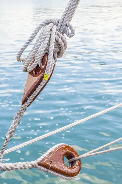 Sailboat Deadeyes 1 — Stock Photo, Image