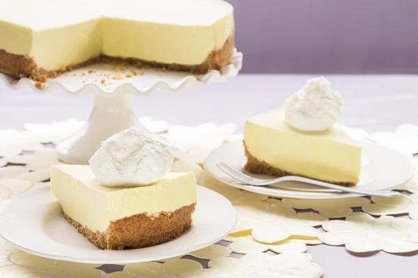 Lilikoi Chiffon Pie — Stock Photo, Image