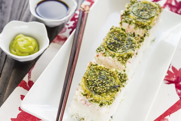 Kalifornisches Pan-Sushi — Stockfoto