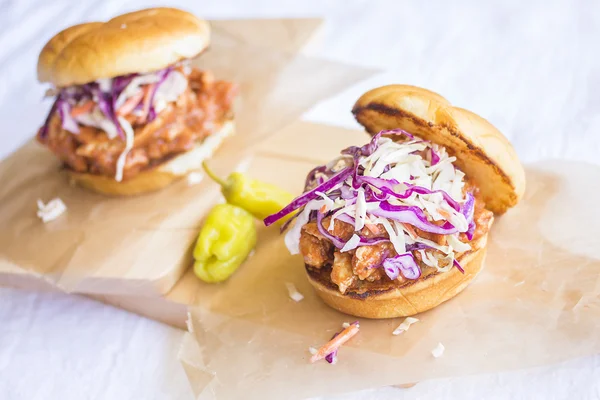 Hawaiian BBQ sandwich di pollo — Foto Stock