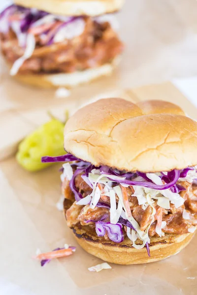 Hawaiian BBQ sandwich di pollo — Foto Stock