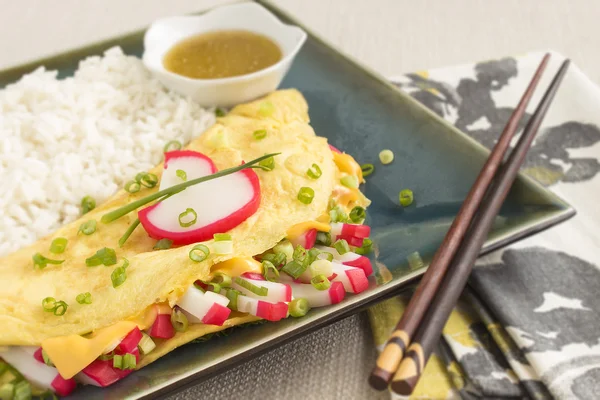 Kamaboko omelett — Stockfoto