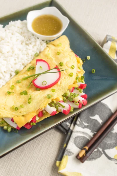 Kamaboko omelett — Stockfoto