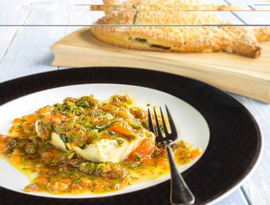 Hawaiian pembe balığı pişirdim