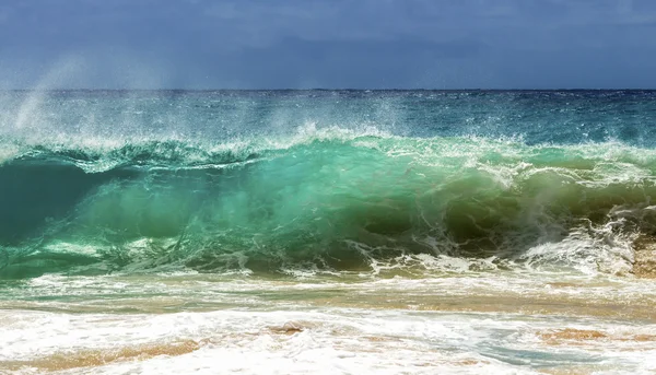 Sandy Beach Shorebreak — Stock Photo, Image