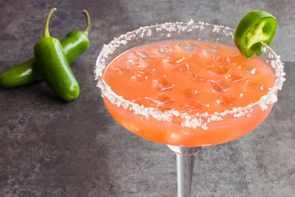 Guava Jalapeno Margarita — Stock Photo, Image