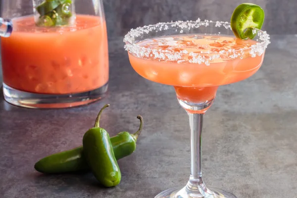 Guava Jalapeno Margarita — Stock Photo, Image