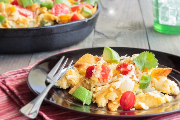 Tex-Mex migas — Zdjęcie stockowe