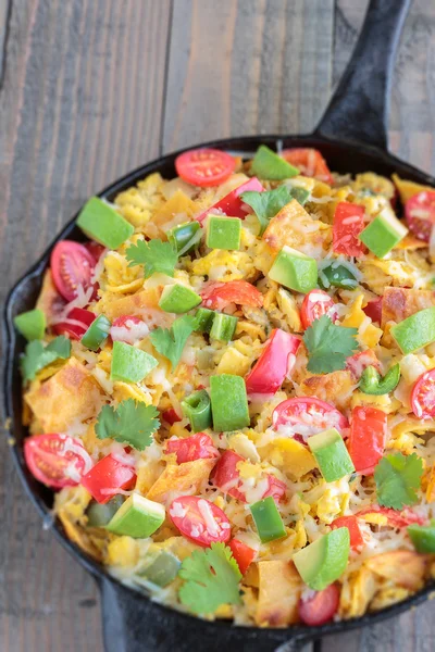 Tex-Mex migas — Zdjęcie stockowe