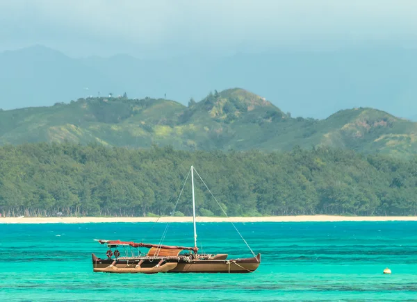 Waimanalo katamaran — Stok fotoğraf