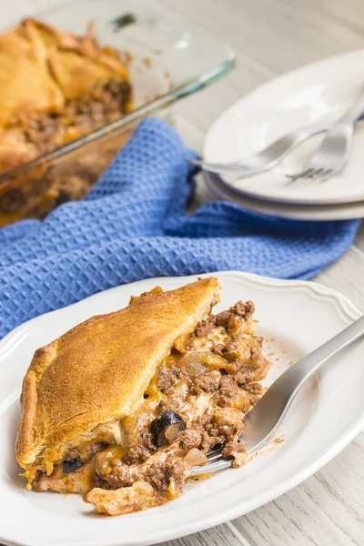 Crescent Roll Lasagna — Stock Photo, Image