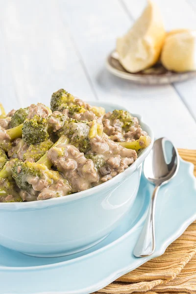 Hamburger Broccoli — Stockfoto