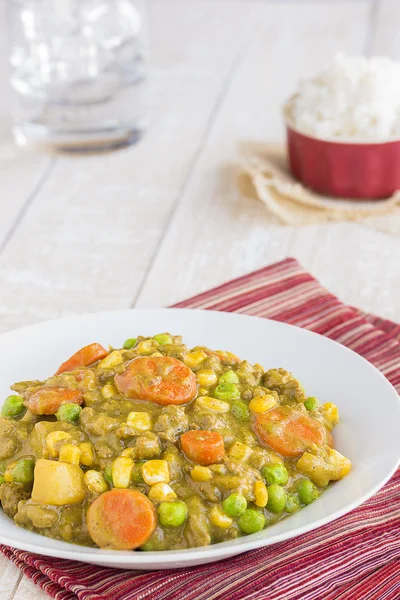 Hamburgare curry — Stockfoto