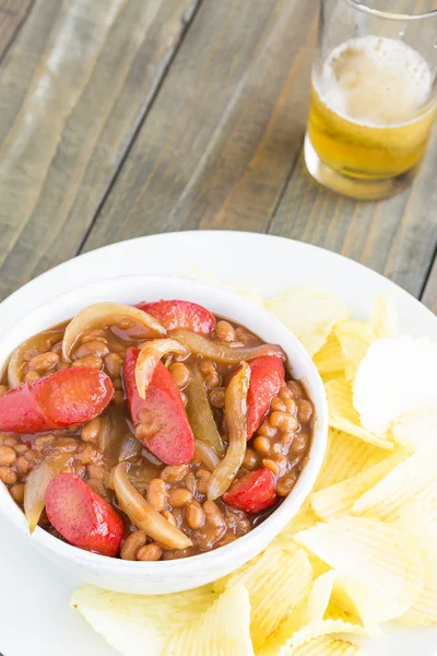 Hawaiian Pork and Beans — Stock Photo, Image