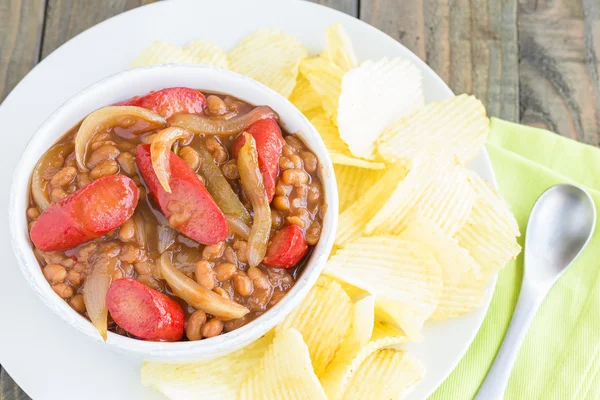 Cerdo y frijoles hawaianos — Foto de Stock