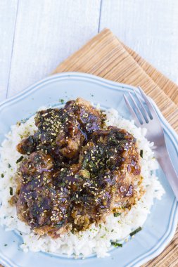 sarımsak furikake tavuk