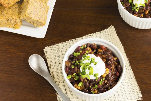 Vegetarisk chili — Stockfoto