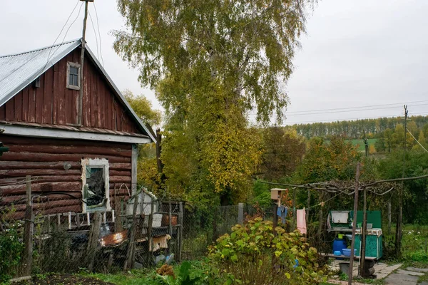 村の古い田舎のパルプは秋には — ストック写真