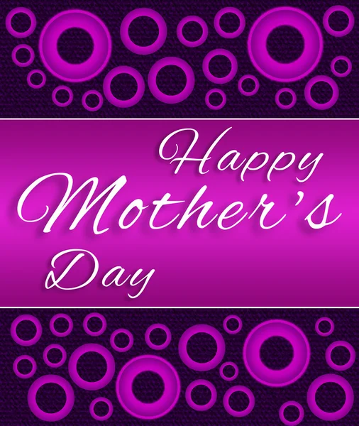 Mothers Day - Purple Pink Horizontal — Stock Photo, Image