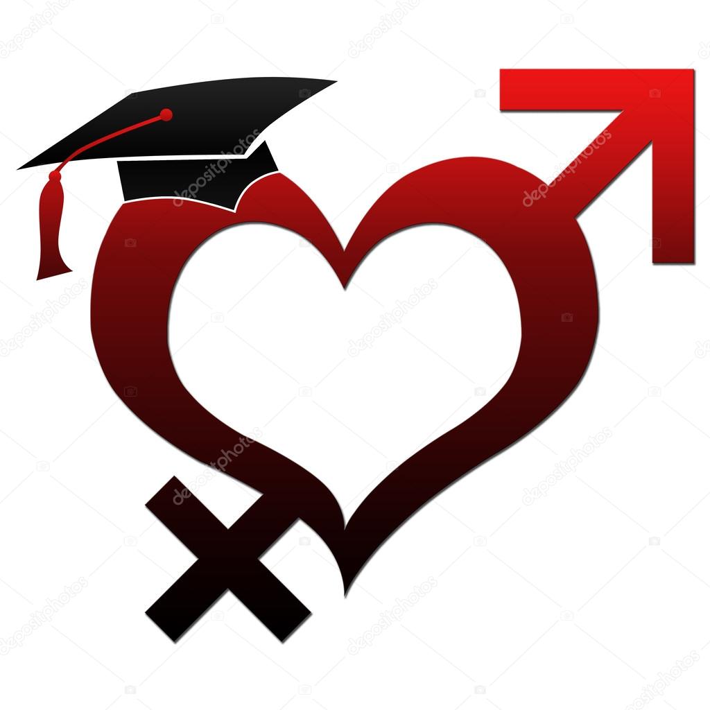 Sex Education - Hat on Heart Shape