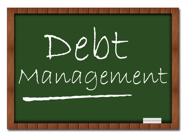 Gestión de la deuda - Consejo de aula —  Fotos de Stock