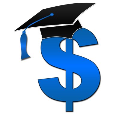 şapka ile dolar simgesi