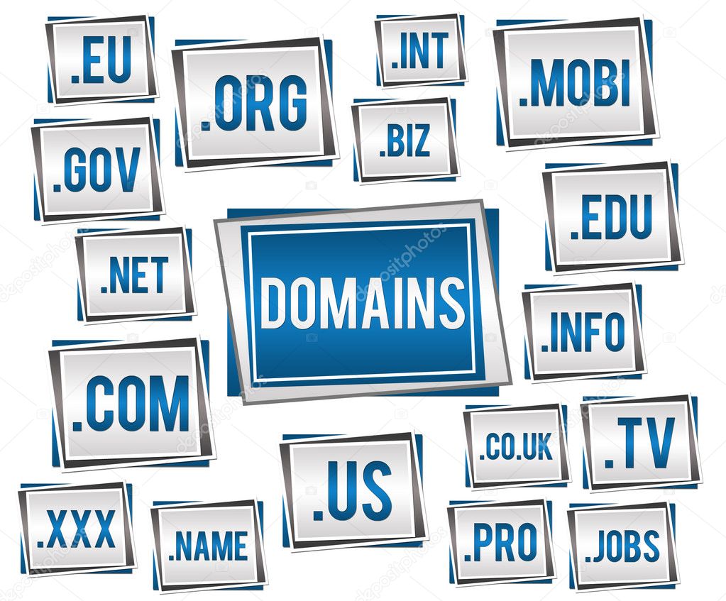 Domains Blue Grey