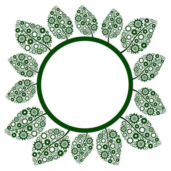 Green Gears Circle — Stock Photo, Image