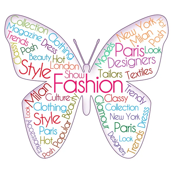 Fashion Butterfly — Stock Photo, Image