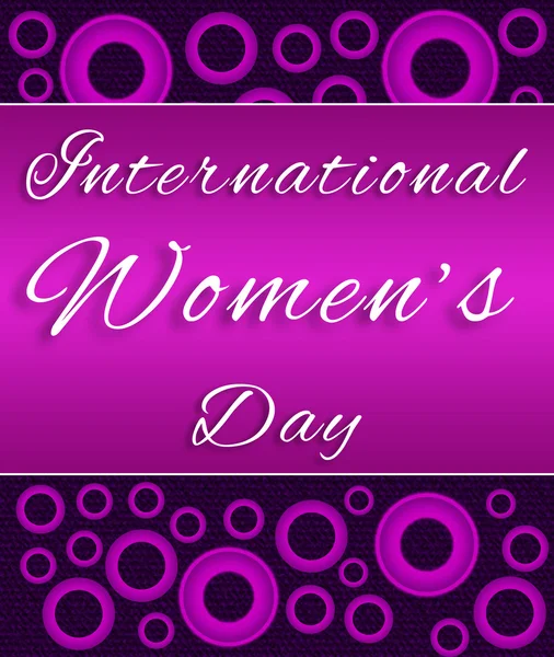 Womens Day Purple Pink Circles — Stock Photo, Image